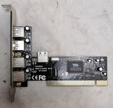 VIAUSB20 DH300-13 5 Port External Desktop PCI USB Expansion Card