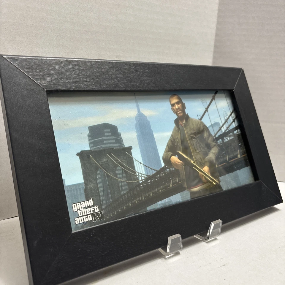 Grand Theft Auto 4 GTA IV Impresión Blockbuster Video Exclusivo Edición Coleccionista Foto 3 de 4