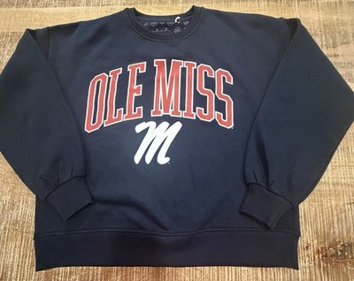 Ole Miss Rebels Women s Small PressBox Crewneck Sweatshirt