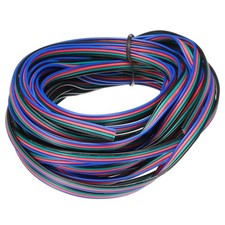 24 Gauge 4 Conductor Electrical Wire Tinned Copper Cable 24.6FT