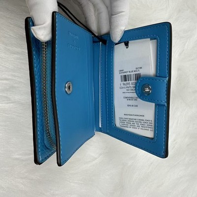 Coach X Peanuts CBN91 Snap Wallet with Linus in Pebble Leather