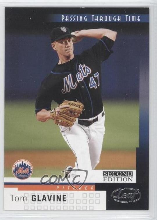 2004 Leaf Second Edition Passing Through Time Tom Glavine #263 HOF 0h9