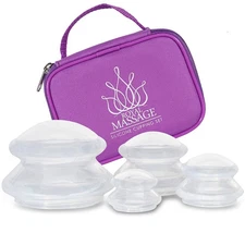 Royal Massage Silicone Massage Cupping Therapy Set - Cup Jar - Anti Cellulite