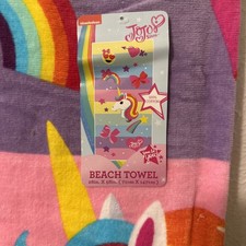 JoJo Siwa Hot Pink Unicorn  Nickelodeon Towel Bath Beach Summer New Cute Dry Off