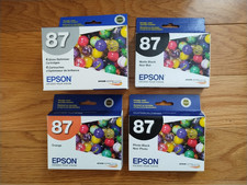 GENUINE LOT 87 EPSON T0870 T0871 T0878 T0879 INK STYLUS PHOTO R1900 T087 SEALED