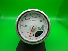 Defi Advance Cr Manifold Gauge Meter 60mm White Df08801 Used Defi Advance Cr Manifold Gauge Meter 60mm White Df08801 Used