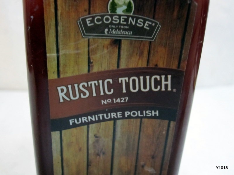 Ecosense Melaleuca Rustic Touch E1427 Furniture Polish Wood Vinyl & Leather 8 oz