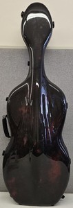 Accord Standard 3d Red 4/4 Cello Case  Damaged Cracked