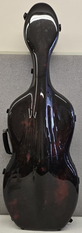 Accord Standard 3d Red 4/4 Cello Case  Damaged Cracked