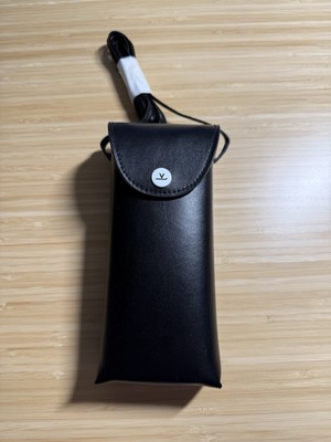 New Vuarnet France Black Logo Sunglasses Case Holster Crossbody