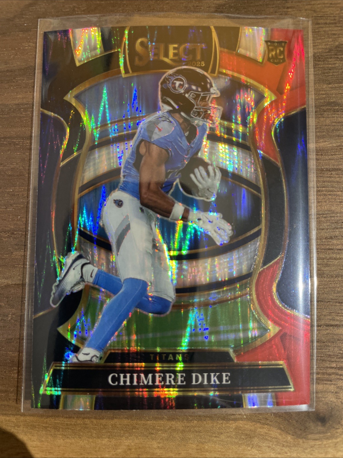 2025 Panini Select Concourse #27 Chimere Dike Red/Black Shock Prizm Rookie RC
