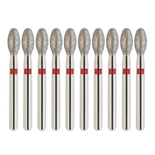 Dental Diamond Burs Egg Football FG 379/023F Fine Grit High Speed Friction Grip