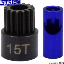 Hot Racing NSG815 15t Steel 48p Pinion Gear 5mm or 1/8