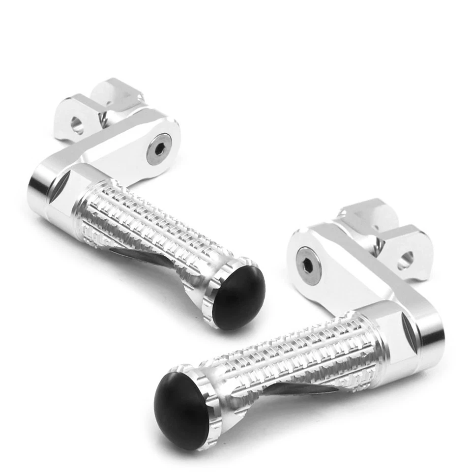 Clavijas de pie delanteras plateadas elevables MPRO 1,5 pulgadas para XB9R Firebolt 02-04 05 06 07 Foto 2 de 4