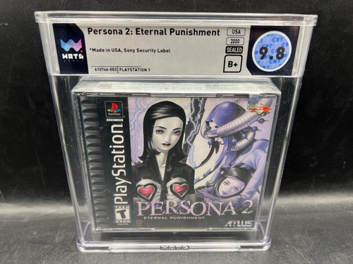 Persona 2 Eternal Punishment [Security Strip] PS1 WATA 9.8 B+ FACTORY SEALED VGA - Picture 1 of 6