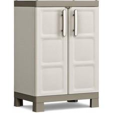 Mobile Armadio Basso a 2 Ante e 2 Ripiani Regolabili Excellence 97 x 65 x 45 cm