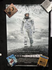 INTERSTELLAR ORIGINAL UK one sheet poster double sided very RARE 