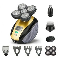 5 in 1 Head Shavers for Bald Men, Skull Head Shaver with Rechargeable Battery...