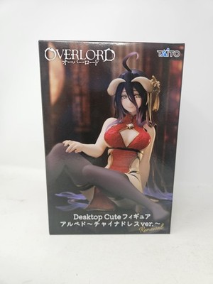 Taito Overlord Desktop Albedo China Dress Renewal Anime Figure New Boxed Red