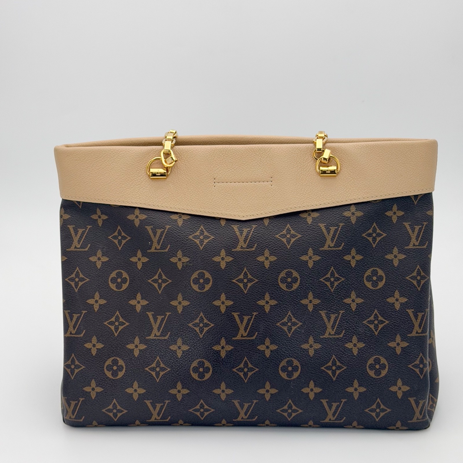Louis Vuitton Pallas Shopper Monogram Dune Leather Tote (RRP £2,550) image 2