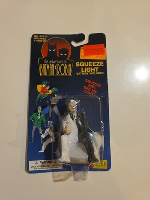 1995 Janex Two-Face Squeeze Light The Adventures of Batman & Robin New In Box