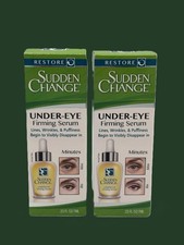 Lot Of 2 - Sudden Change 3 Minute Under Eye Firming Serum Lines Wrinkles 0.23oz