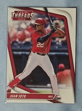 PANINI 2022 Chronicles Threads Insert Juan Soto #20 Washington Nationals MLB