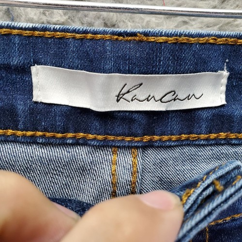 Jeans KanCan para mujer 29 azul tiro medio ajustados elásticos - Imagen 2 de 11