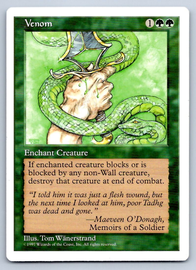 Magic: The Gathering Venom Fifth Edition 5ED C LP