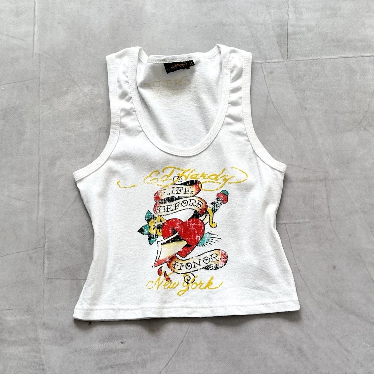 Ed Hardy Cotton Tank Tops for Women for sale | eBay