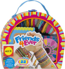 Kids Friendship Bracelet Making Kit Art and Craft Activity for Ages 8 and Up