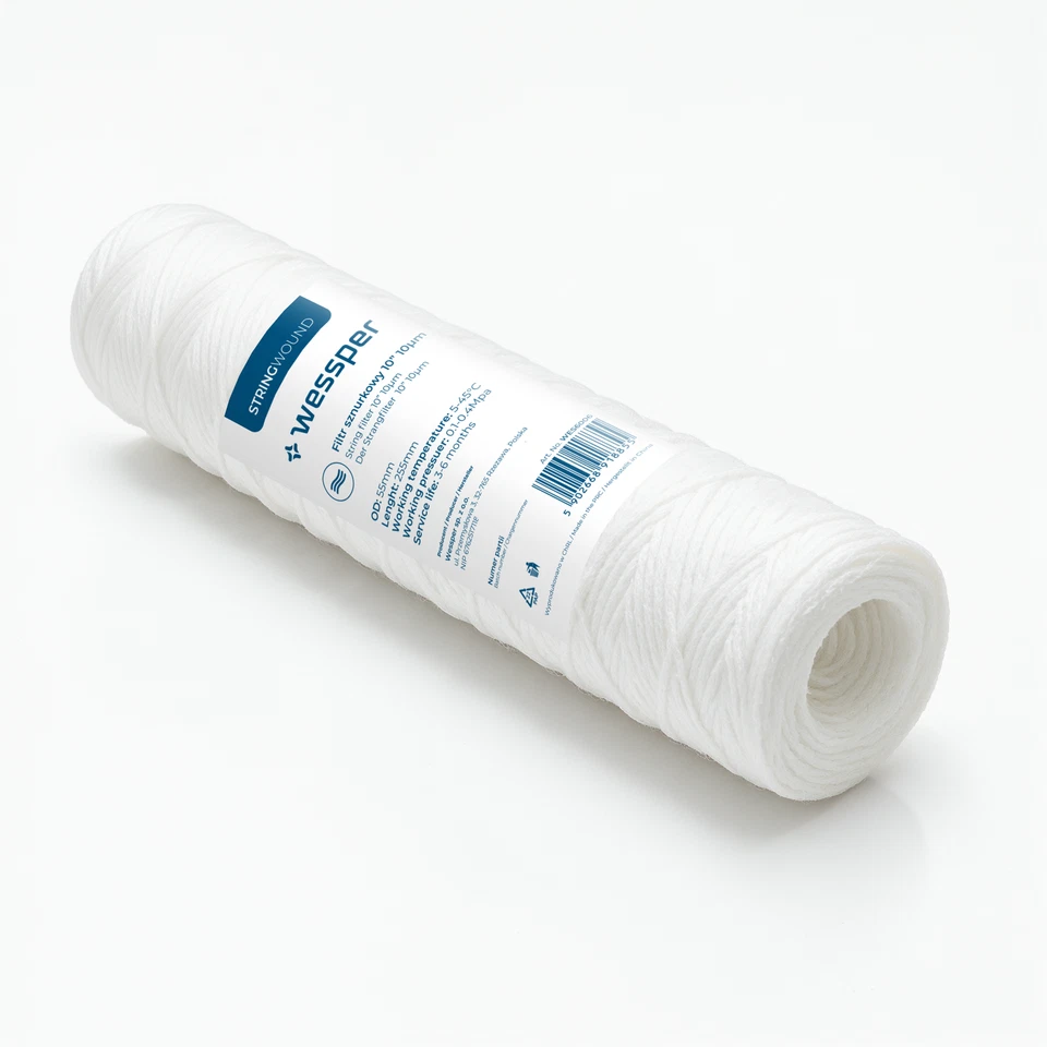 10x Sediment Vorfilter 10 Micron 10 Zoll Wickelfilter Osmose Filter Wasserfilter - Bild 4 von 4