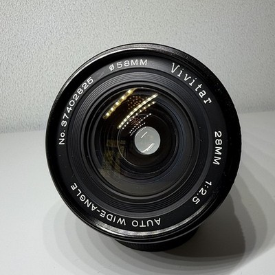 Vivitar 28mm 1:2.5  Minolta MD 58mm Filtergewinde Top Zustand