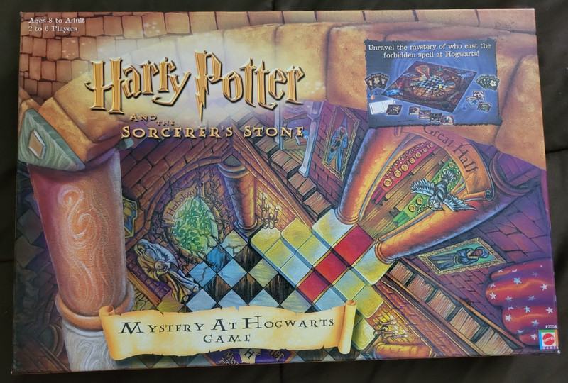 Harry Potter and the Sorcerer's Stone Mystery at Hogwarts Game Used Original Box