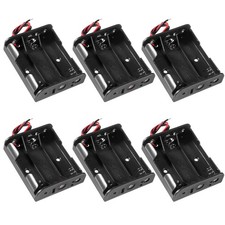 AA Battery Holder with Leads 3 AA Battery Holder with Wires 6PCS 3AA