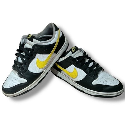 Nike Dunk Low Taxi Trainers Black Yellow White UK10 FQ2431 001 Sneaker  (25