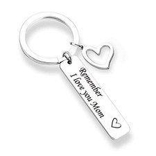 Gifts for Mom Women Remember I Love You Mom Heart Keychain Mother Gifts for M...