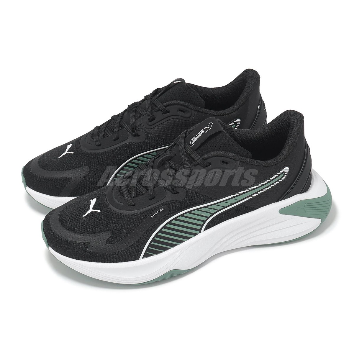 Puma PWR Hybrid TR Black Green Moon Men Unisex Cross Training