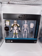 Star Wars Battlefront II Black Series Clone Commando & B1 Battle Droid Sealed