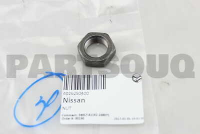 b*e様 SOUTH CLICK 40262S0400 Genuine Nissan NUT 40262-S0400 | eBay