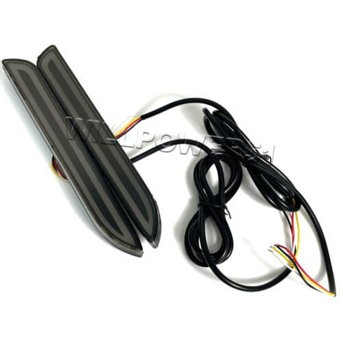 BK LED Rear Bumper DRL Sequential Flow Brake Light Replace Lamp Fits 19-24 Rav4 - Picture 2 of 6
