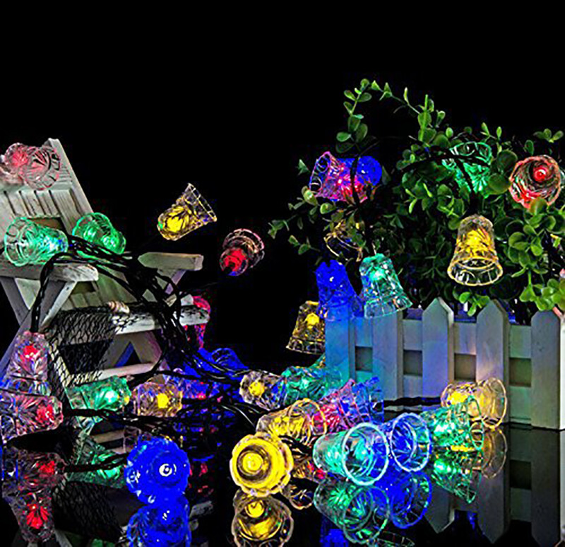 Image 141 - Solar Bells 20 LED String Light Outdoor Decoration Lighting For Christmas Tree
