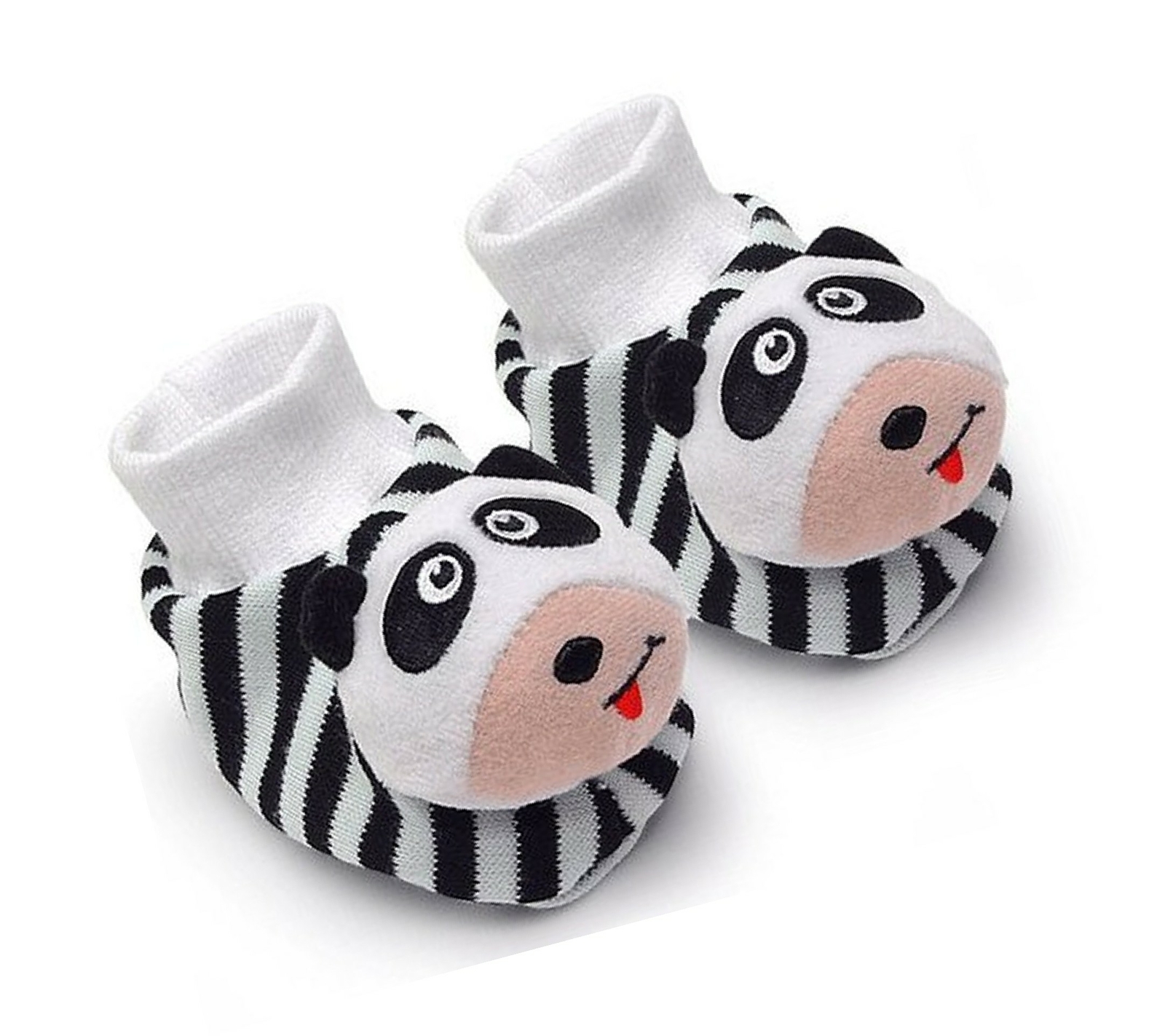 baby booties foot rattles