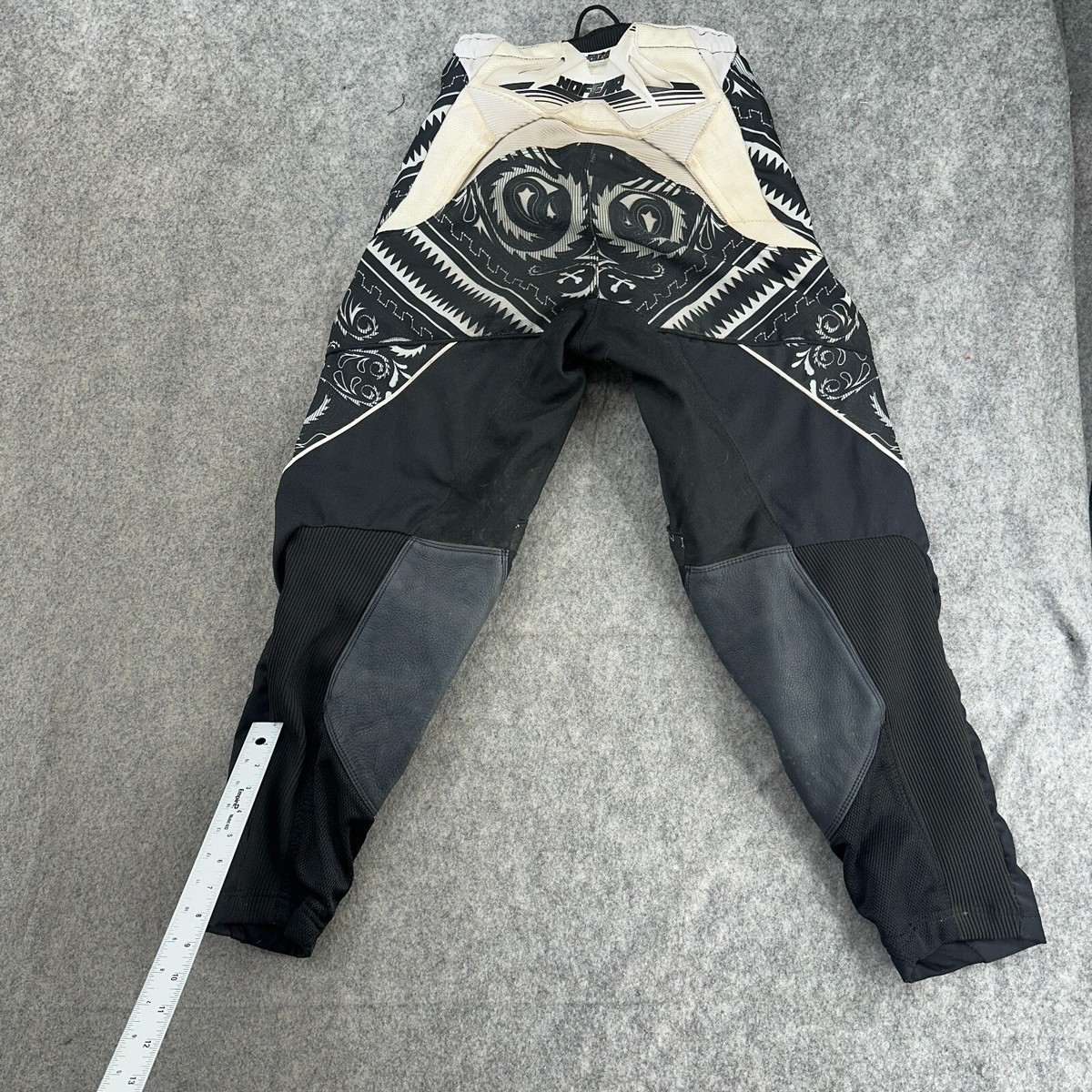 No Fear Rouge Motorcross Pants Mens 28 Black Cyber Goth