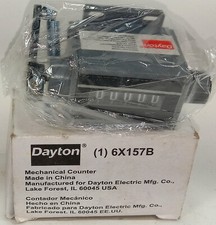 1 NEW DAYTON 6X157B 5 DIGIT LEVER ARM MECHANICAL COUNTER NIB/NNB  MAKE OFFER 