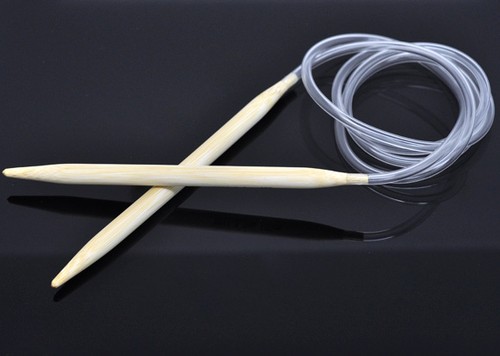 Circular knitting needles Bamboo choose length (40cm to 120cm) & size (2 - 12mm) - Picture 4 of 4