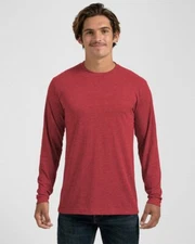 Tultex Unisex 65% Polyester 35% USA Cotton Poly-Rich Long Sleeves T-Shirt - 242