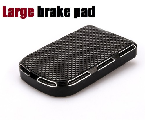 For HARLEY BRAKE PEDAL COVER TOURING GLIDE SOFTAIL Edge Cut Large PARTS BLACK - Bild 1 von 8