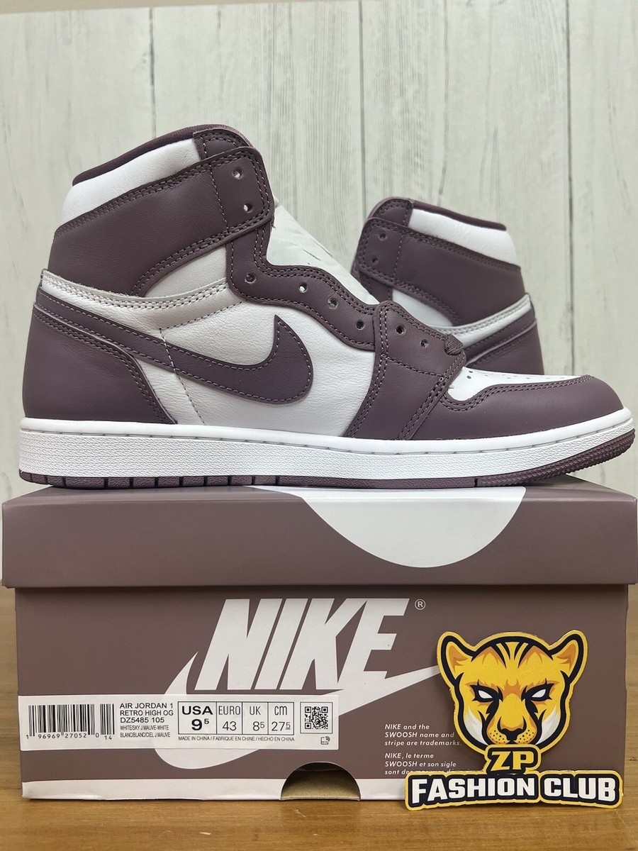 Nike DZ5485-105 バスケットボールシューズ 10.5 Air Jordan 1 Retro OG High Mauve Men's Size 10.5 DZ5485-105