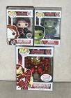 Funko Pop Avengers Age of Ultron Game Stop Exclusive Black Widow Hulk Hulkbuster